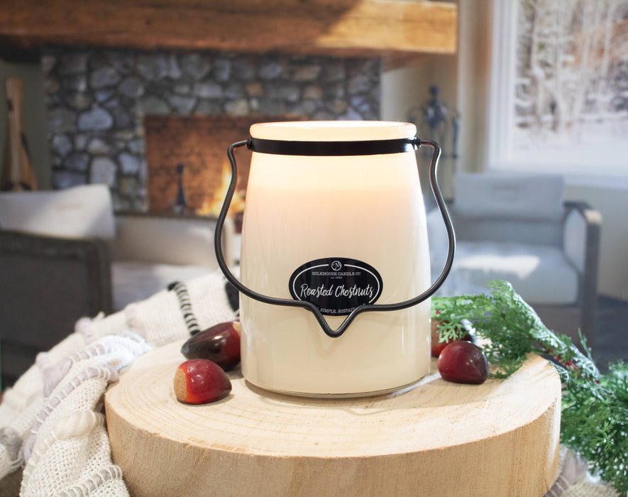 22 oz Butter Jar Candle: Roasted Chestnuts