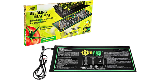 Sunpack SunPad Lite 17W Propagation Heating Mat for Seeds, 9" x 19.5"