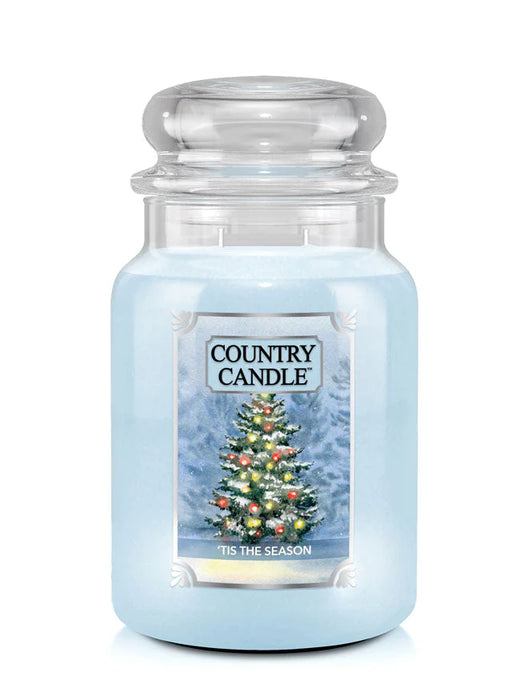 Country Candle by Kringle, 'Tis The Season, 2-wick Jars