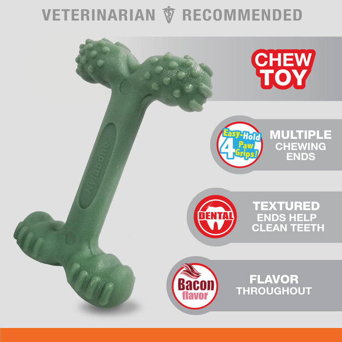 Nylabone Power Chew Easy-Hold Dog Dental Chew Toy, Large