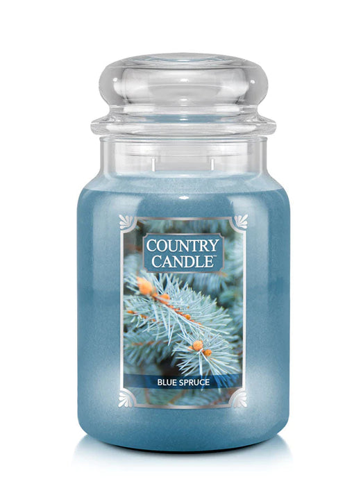 Country Candle by Kringle, Blue Spruce, 2-wick Jars