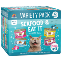 Weruva Seafood & Eat It! Variety Pack Cat Food Cans