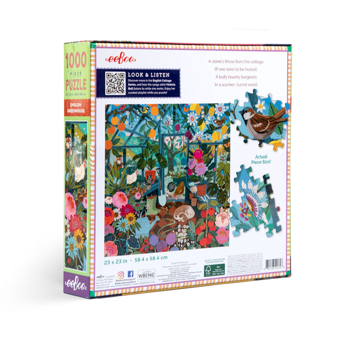 English Greenhouse 1000 Piece Puzzle