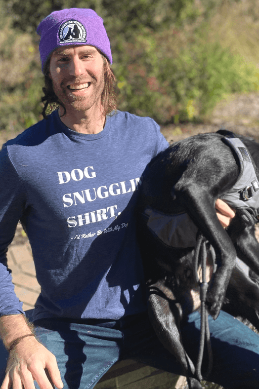 Dog Snuggle Shirt (Unisex Long Sleeve Tee)
