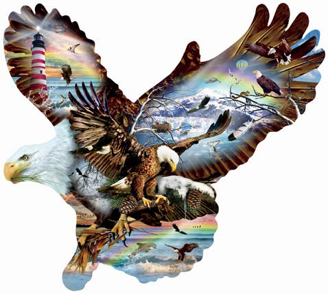 0244 Eagle Eye SHAPED Puzzle