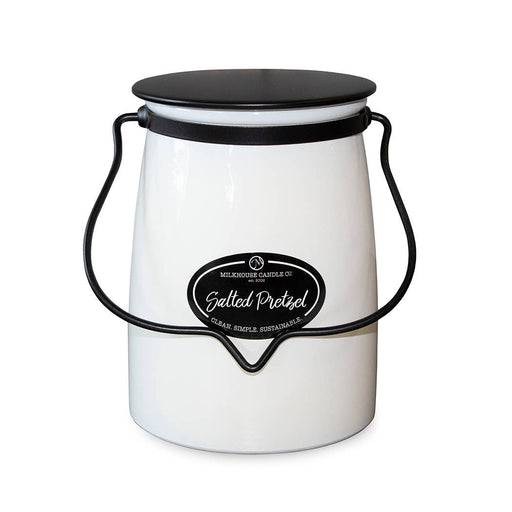 22 oz Butter Jar Candle: Salted Pretzel