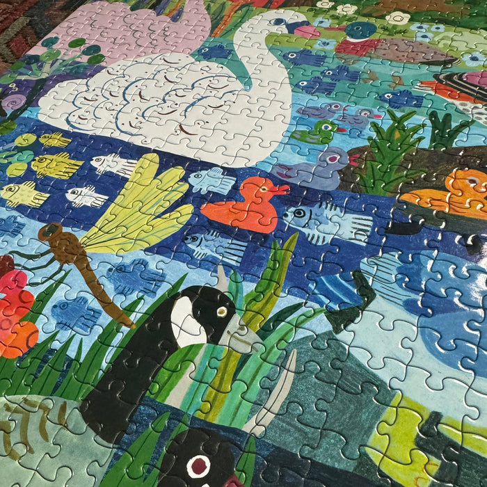 Ducks in the Clearing 1000 Piece Square Puzzle