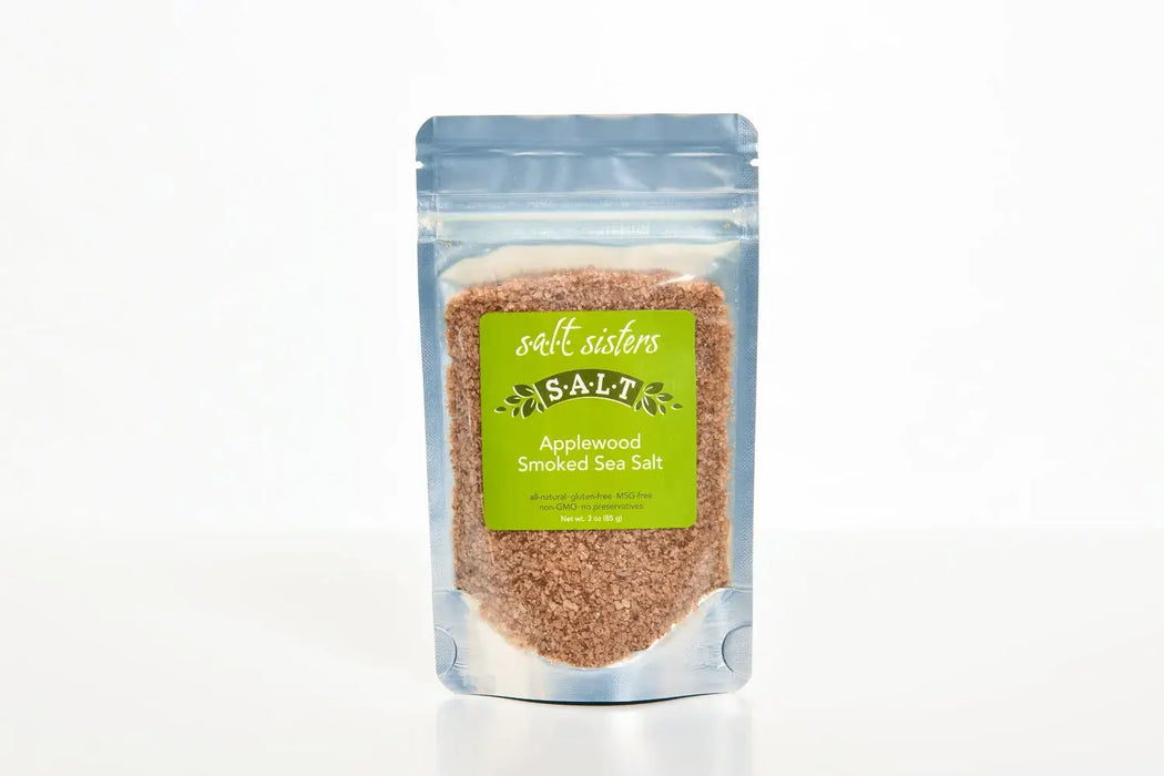 All-Natural Sea Salt - Applewood Smoked - 3 oz