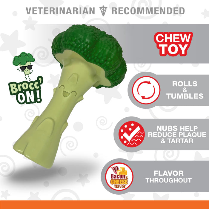 Nylabone Power Chew Broccoli Dog Toy, Large/Giant