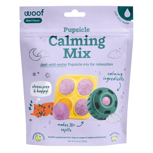 WOOF Calming Pupsicle Mix for Dogs. 5.5oz