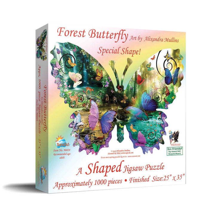 5090 Forest Butterfly SHAPED Puzzle