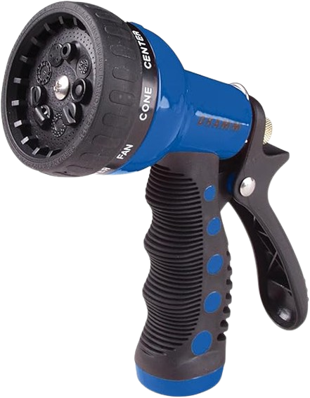 Dramm Revolver 9-Pattern Spray Nozzle, Blue
