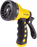 Dramm Revolver 9-Pattern Spray Nozzle, Yellow