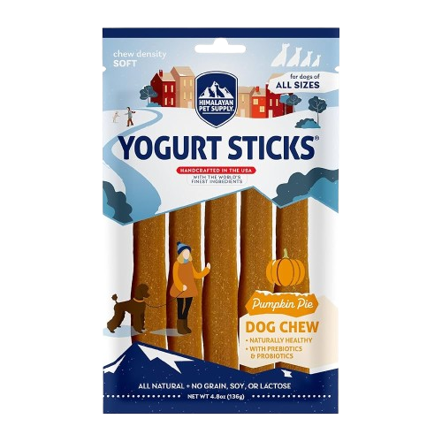 Himalayan Dog Chews Yogurt Sticks, Pumpkin, 4.8oz