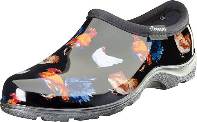 Slogger Garden Shoes Black Chicken — Mackey's - Main Image
