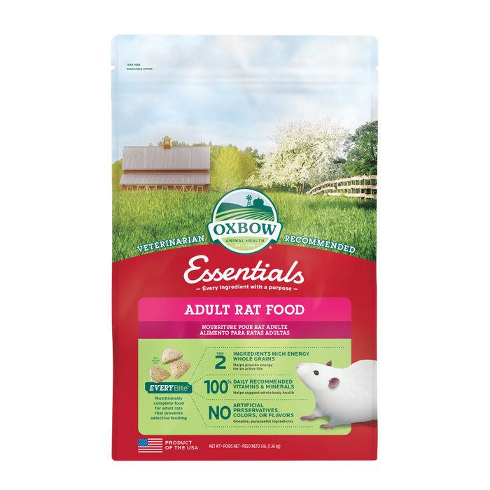 Oxbow Essentials Adult Rat, 20 Lbs