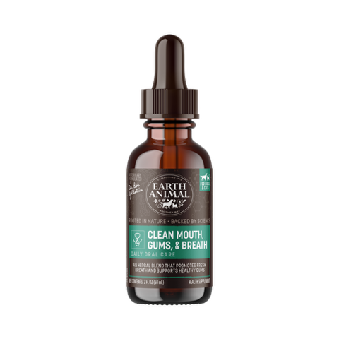 Earth Animal Natural Remedies Clean Mouth, Gums & Breath, 4oz