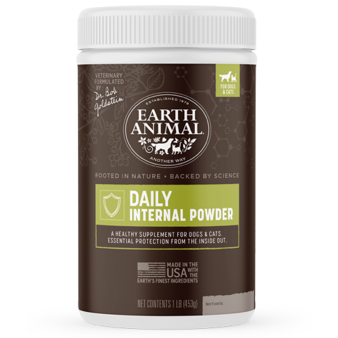Earth Animal Nature's Natural Flea & Tick Daily Internal Powder Supplement
