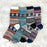 Women’s Winter Thick Knit Nordic Cabin Crew Socks - Snow: W-L-078-3