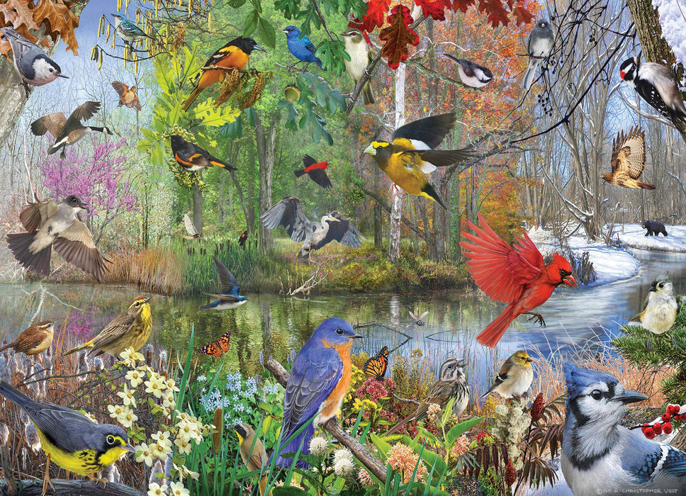 Birds of the Season 1000pc puzzle