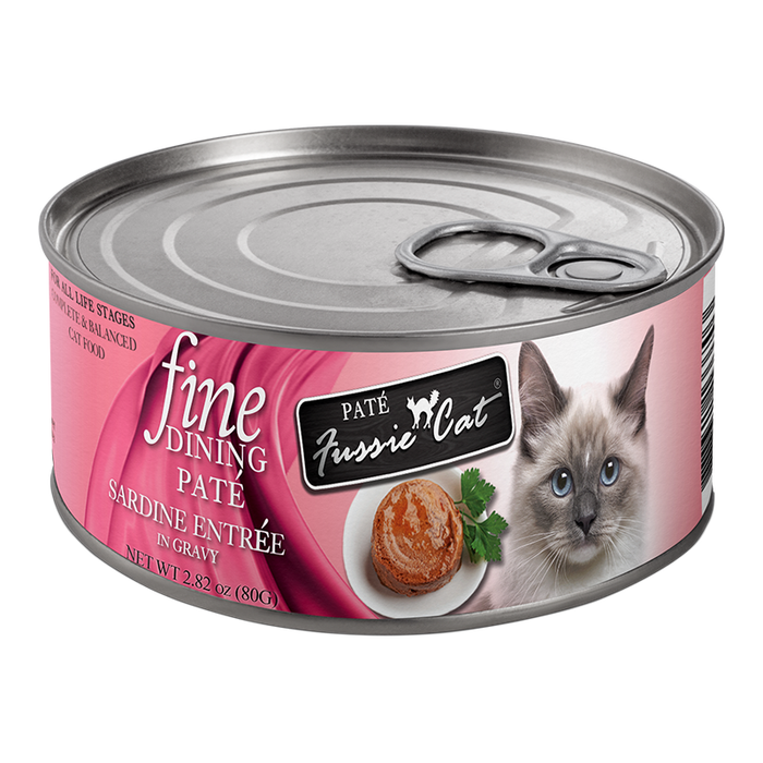 FUSSIE CAT FINE DINING PATE SARDINE 2.82OZ
