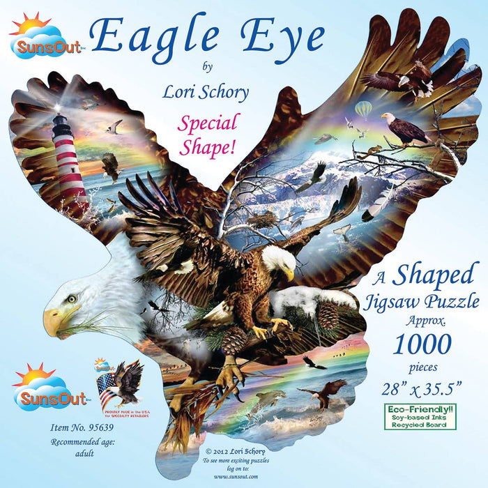 0244 Eagle Eye SHAPED Puzzle