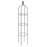 Obelisk with Spiral Twist - 56in H - Black