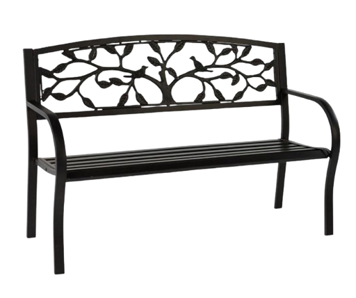 Tree of Life Cast Iron Garden Bench