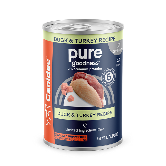 Canidae Grain Free PURE Limited Ingredient Diet Duck & Turkey Canned Dog Food