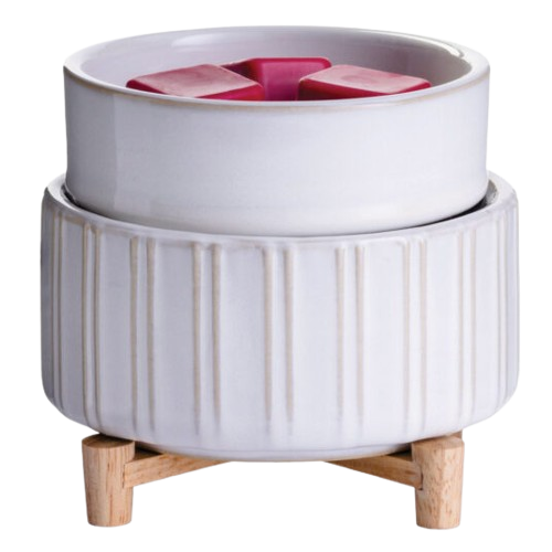 Ceramic & Wood 2-in-1 Classic Fragrance Warmer