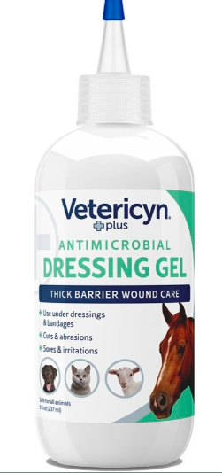 Vetericyn Antimicrobial Dressing Gel, 8oz