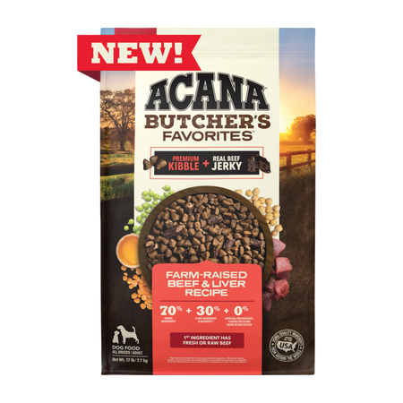 ACANA Butcher's Favorites™, Farm-Raised Beef & Liver Recipe Dry Dog Food