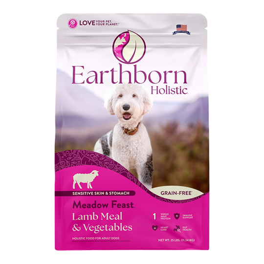 Earthborn Holistic Meadow Feast Grain Free Lamb Dry Dog Food