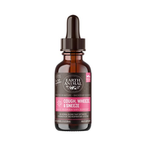Earth Animal Natural Remedies Cough, Wheeze & Sneeze, 2oz