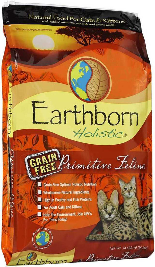 Earthborn Holistic Primitive Feline Dry Cat Food, 5lbs