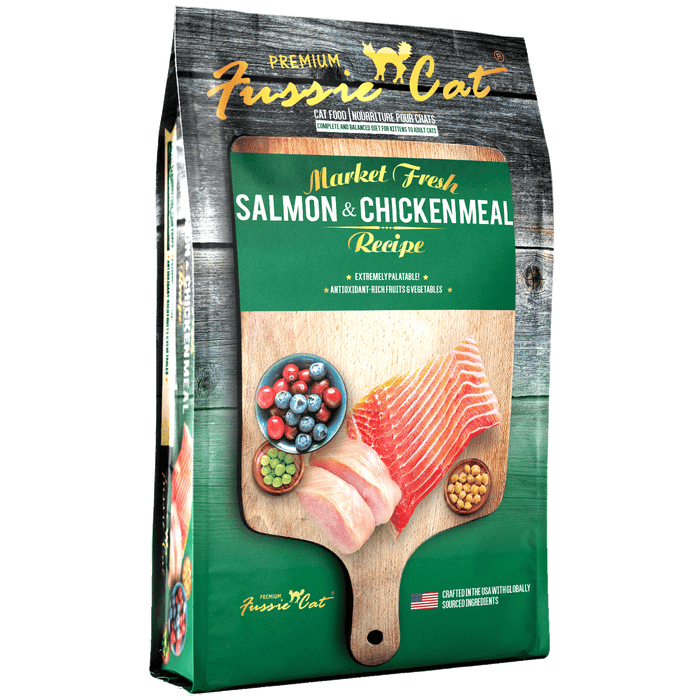 Fussie Cat Market Fresh Salmon & Chicken Meal Dry Cat Food