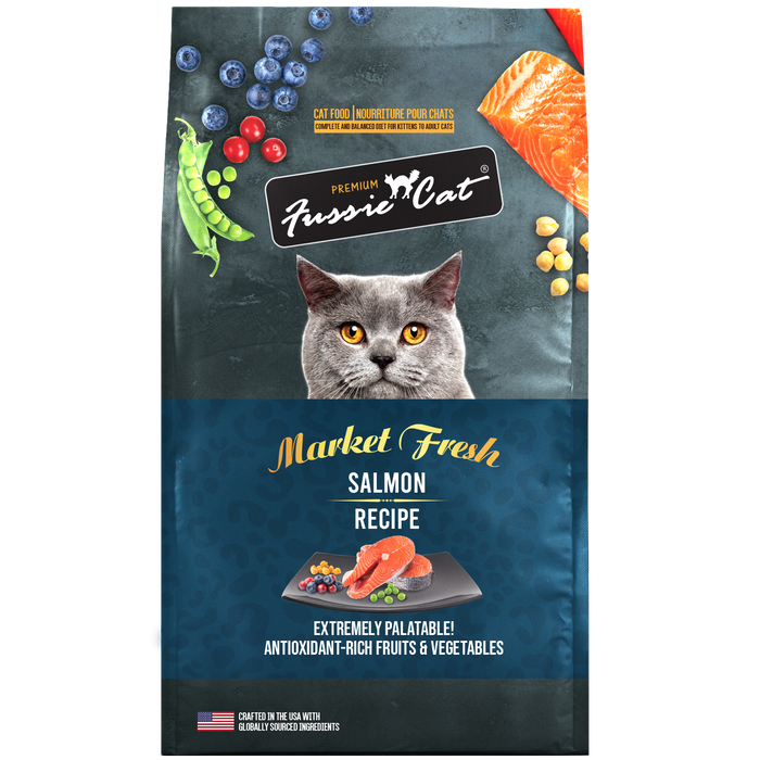 Fussie Cat Market Fresh Salmon Dry Cat Food
