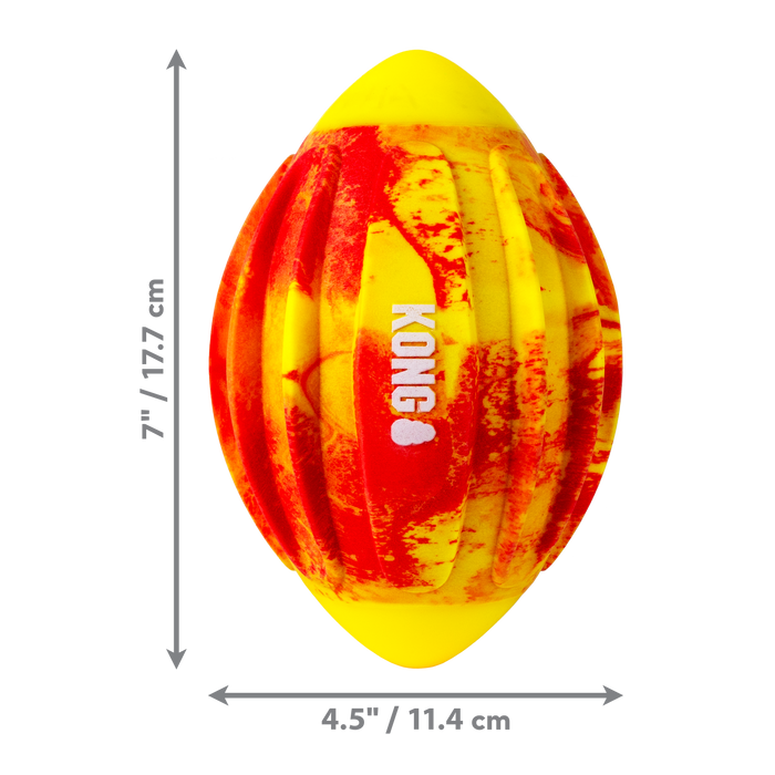 KONG FlexBall Football, Medium Dog Toy