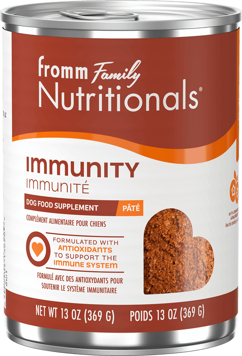 Fromm Nutritionals Immunity Dog Food Supplement Pâté, 13oz