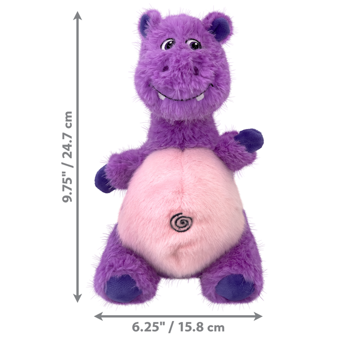 KONG Knots Belly Hippo, Medium/Large Dog Toy