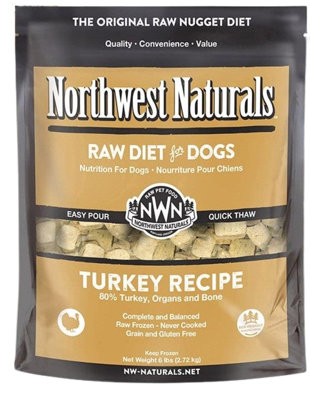 Northwest Naturals Frozen Nuggets Turkey