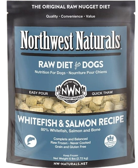 Northwest Naturals Frozen Nuggets Whitefish and Salmon