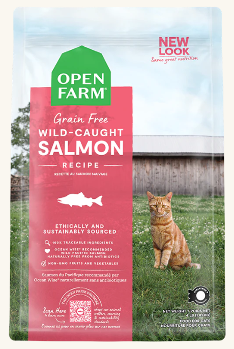 Open Farm Wild-Caught Salmon Grain Free Dry Cat Food