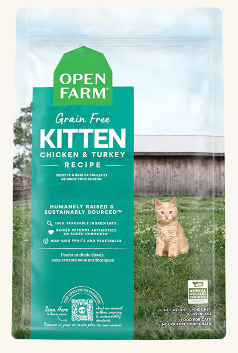 Open Farm Kitten Grain-Free Dry Cat Food, 2lbs