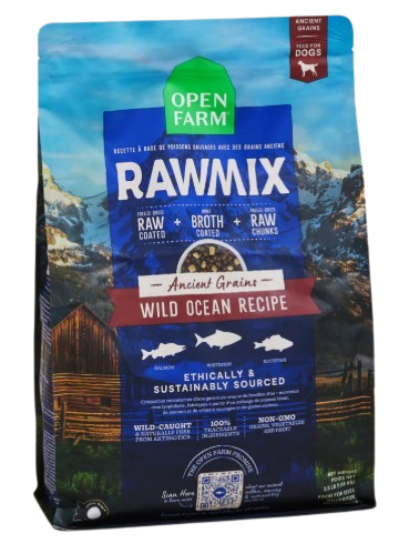 Open Farm RawMix Wild Ocean Ancient Grains Dog Kibble