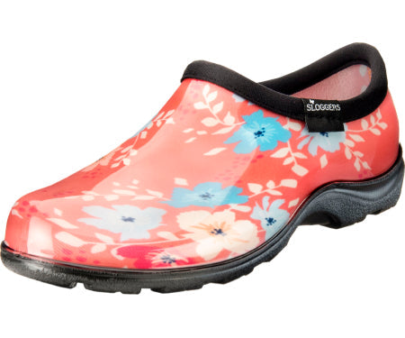 Slogger Garden Shoes - Coral Floral