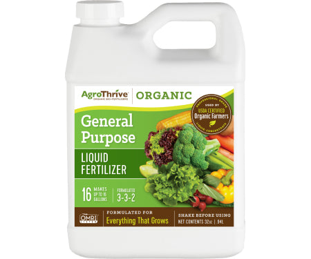 AgroThrive Organic Fertilizer - 64 oz General Purpose