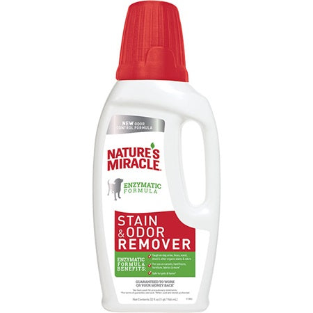 Nature's Miracle Original Stain and Odor Remover for Dogs, 32oz Pourable