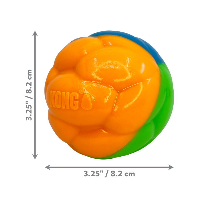 KONG Twistz High-Viz Ball, Large Dog Toy