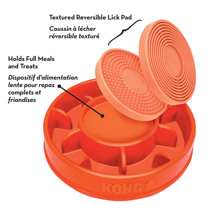 KONG Licks Mealtime Interactive Feeder for Dogs, Large